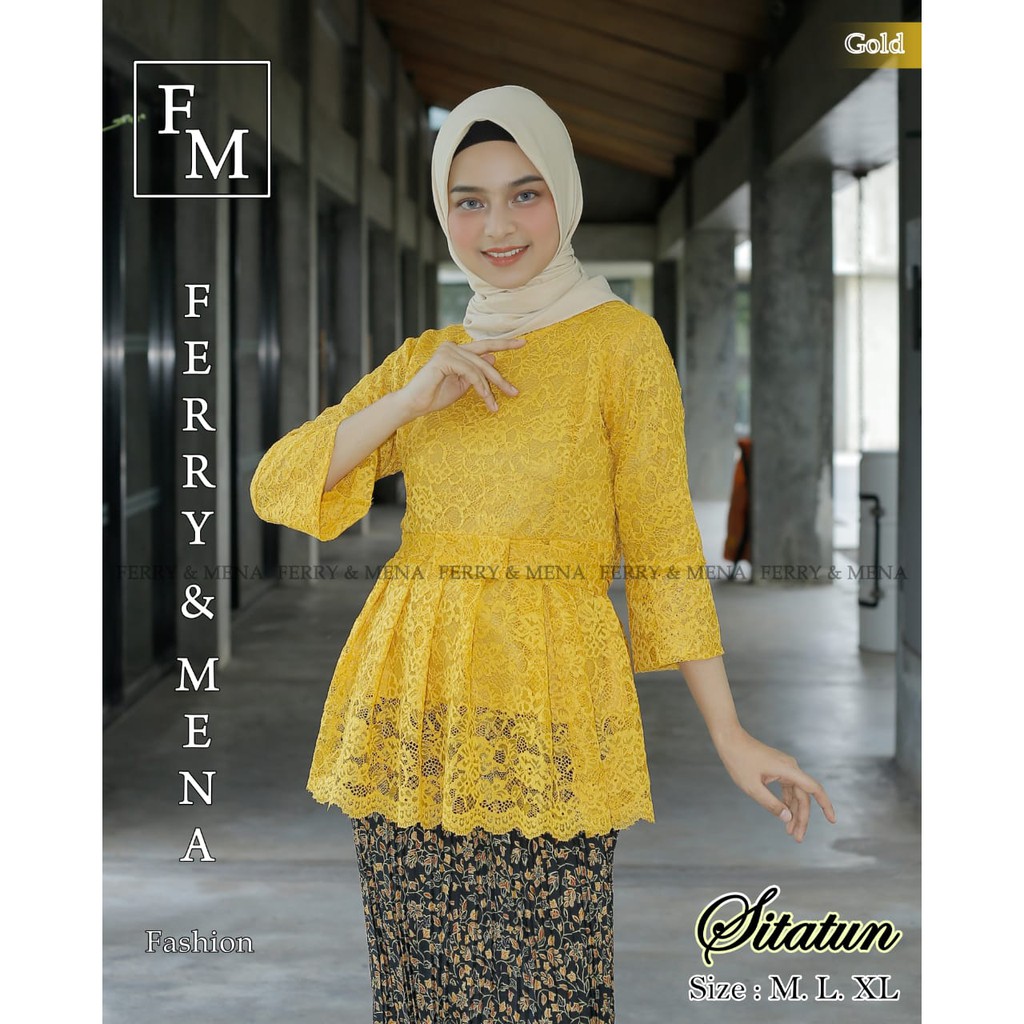 FER&gt; KEBAYA MODERN - KEBAYA SITATUN - BRUKAT KEBAYA MODERN - OUTFIT WISUDA MODERN - KEBAYA CANTIK