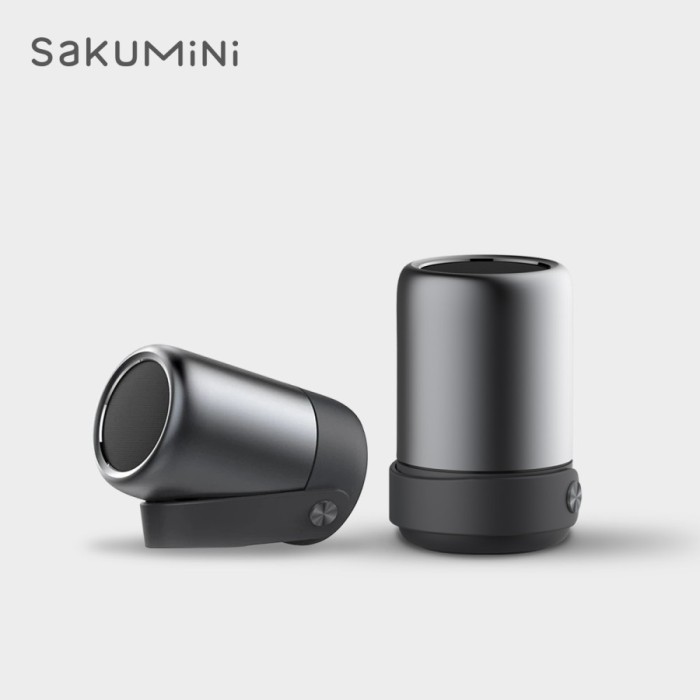 SAKUMINI Y2 MINI PORTABLE BLUETOOTH SPEAKER STEREO V5.0 - Abu-abu