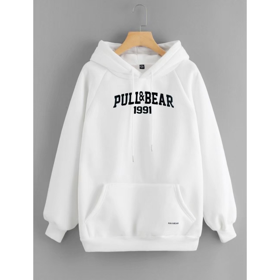 HOODIE PULL&amp;BEAR ORIGINAL/HIJAU ARMY