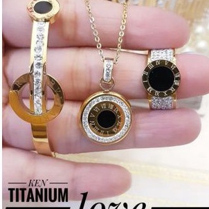 TiTanium set perhiasan wanita Y01