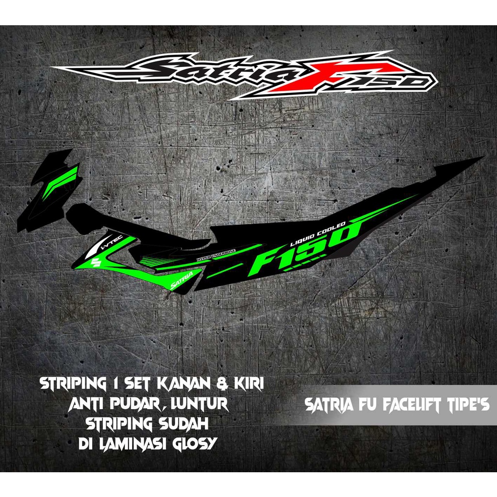 STRIPING VARIASI SATRIA FU FACELIFT TIPE ES F150