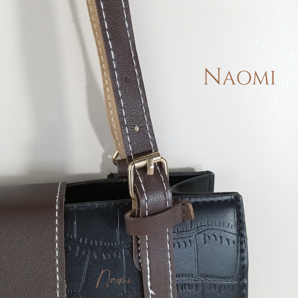 NAOMI - Serenity Bag Tas Import - Shoulder Bag Wanita Kulit Premium - Tas Formal Kerja - Tas Fashion Hand Bag Kulit - Tas Wanita - Tas Naomi - Naomi Bag