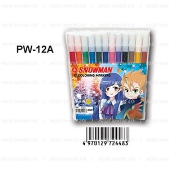 

Spidol Snowman 12 Set Warna Warni Pastel PW-12A Marker | Spidol Papan Tulis Murah Berkualitas Grosir dan Eceran