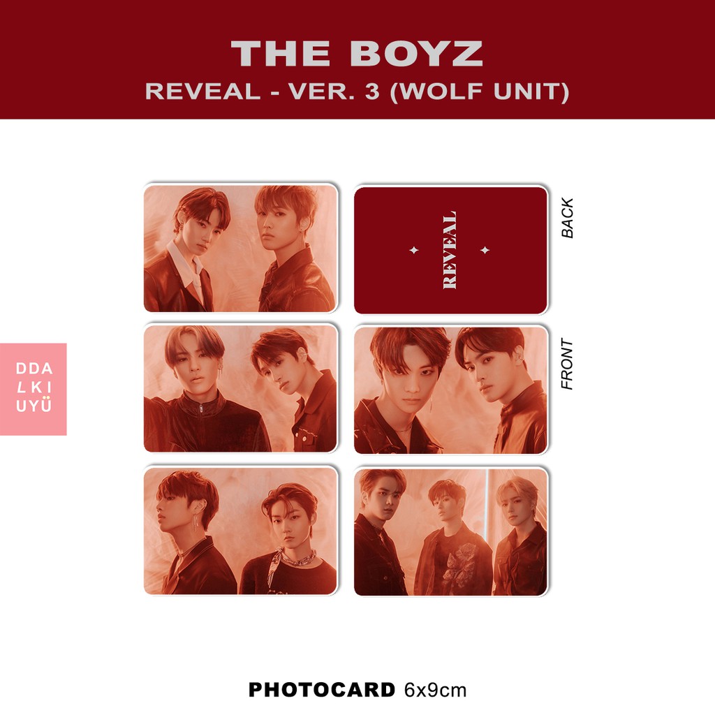 THE BOYZ - photocard [REVEAL] ver. 3 UNIT