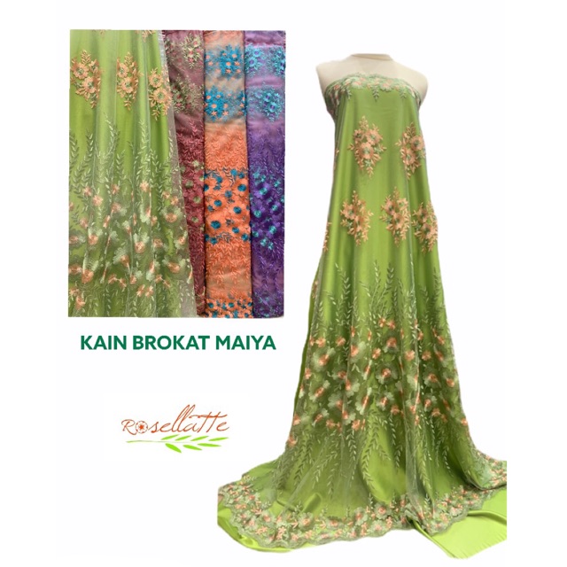 KAIN BROKAT MAIYA LACE daun menjalar