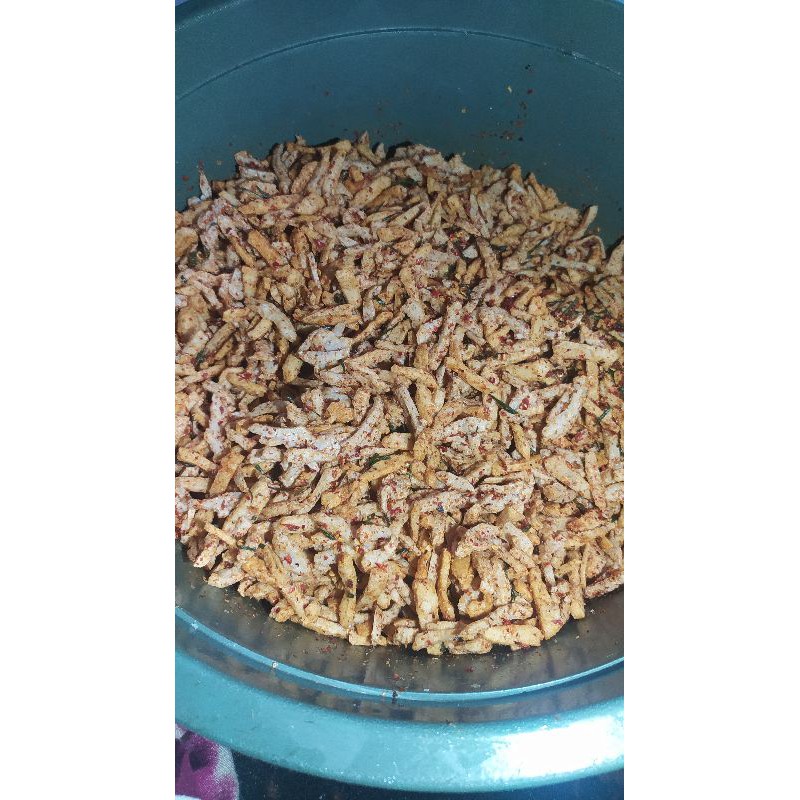 

Basreng asli Gurih Pedas dengan cabe giling kering rasa daun jeruk !! Kemasan 1/2kg