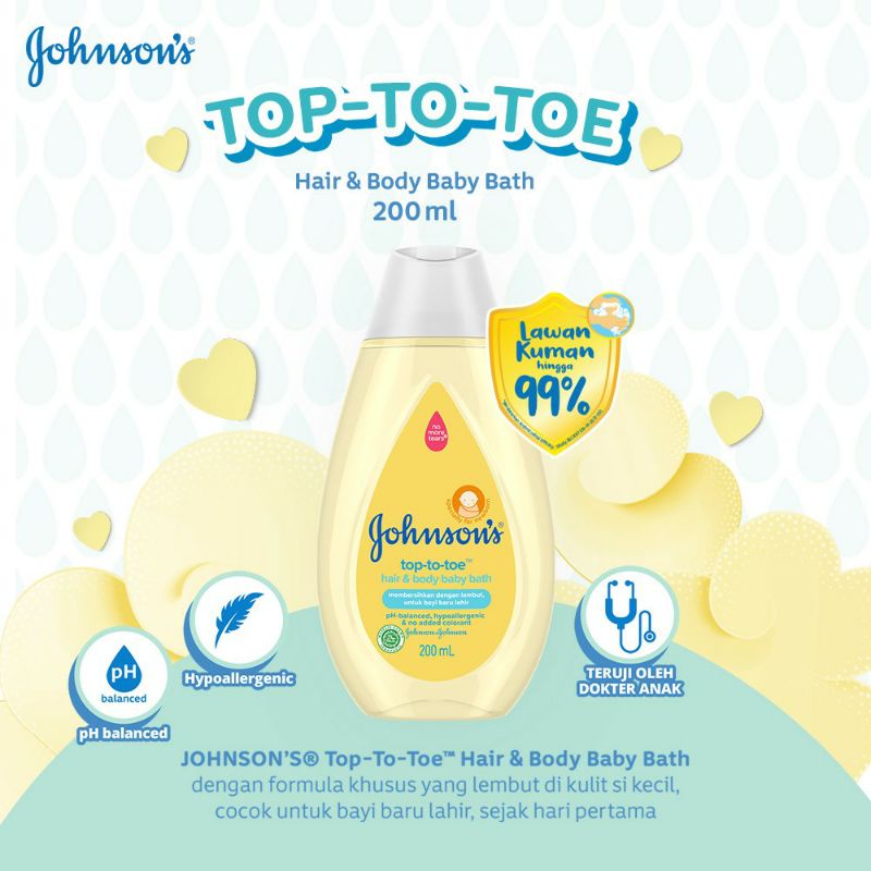 Johnson's Baby Bath Top to toe/Sabun dan shampo baby