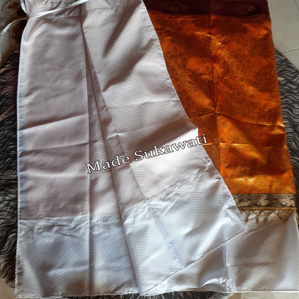 Kain Wastra bali 200cmx120cm lapis 2 variasi dobel sabuk hiasan manik
