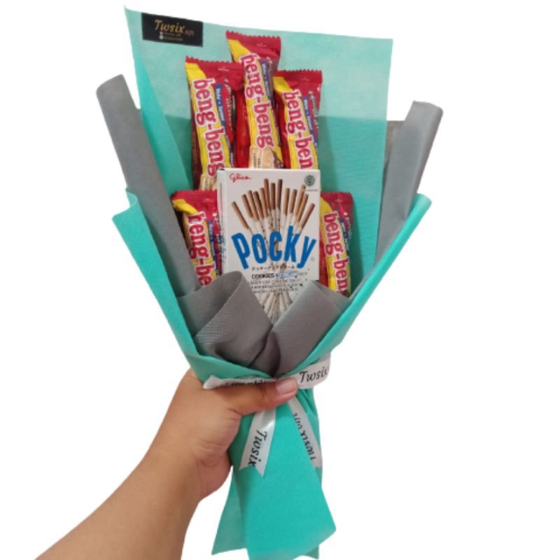 

BUKET BOUQUET SNACK KADO ULTAH ANNIV WISUDA