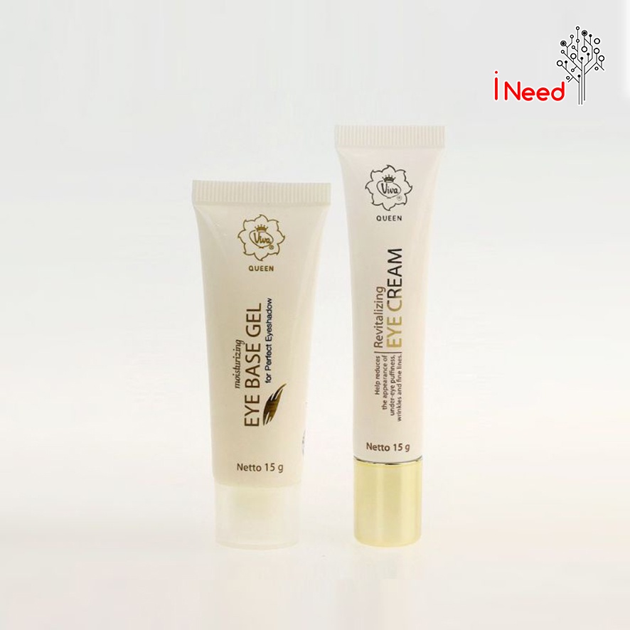 (INEED) VIVA QUEEN Eye Cream &amp; Eye Base Gel 15gr / Krim Mata / Gel Mata