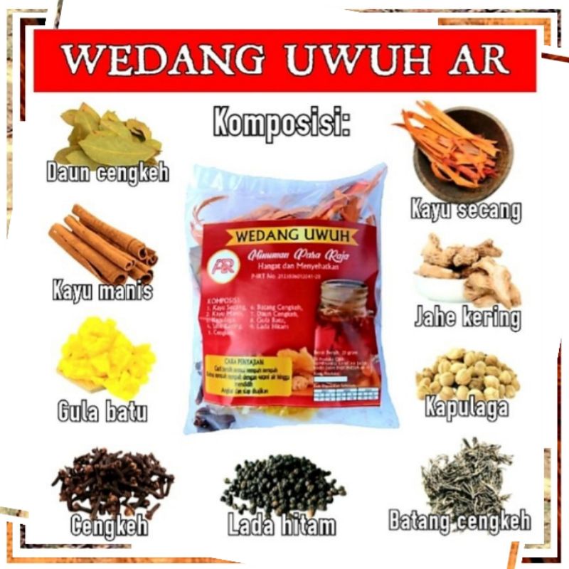 Wedang uwuh ar kemasan 30gr