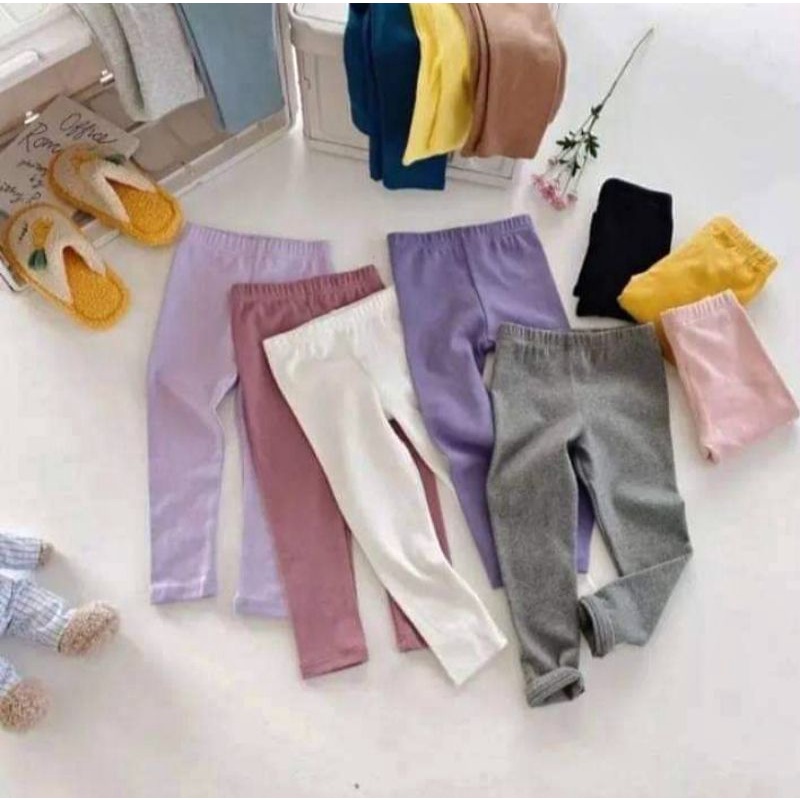 LEGGING ANAK SPANDEK LICIN ADEM&amp;LEMBUT SEMUA USIA UK. M-L-XL