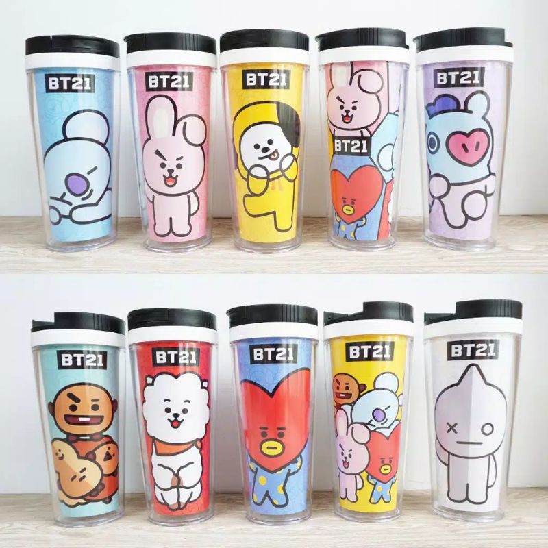 Botol Tumbler Starbucks BTS BT21