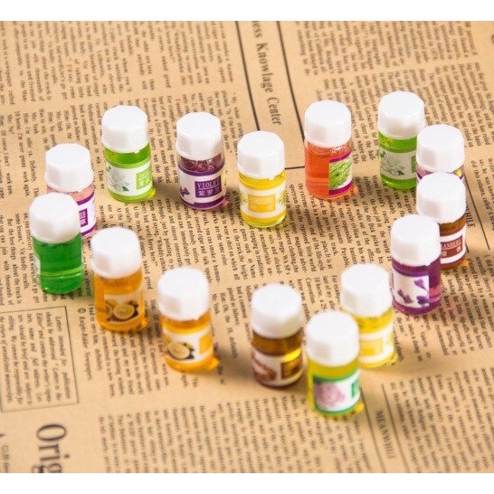 (MAINANKYU) Overview of OUBBGLVS Essential Oils Minyak Aromatherapy Diffusers Floral 3ml 36 PCS - OV01