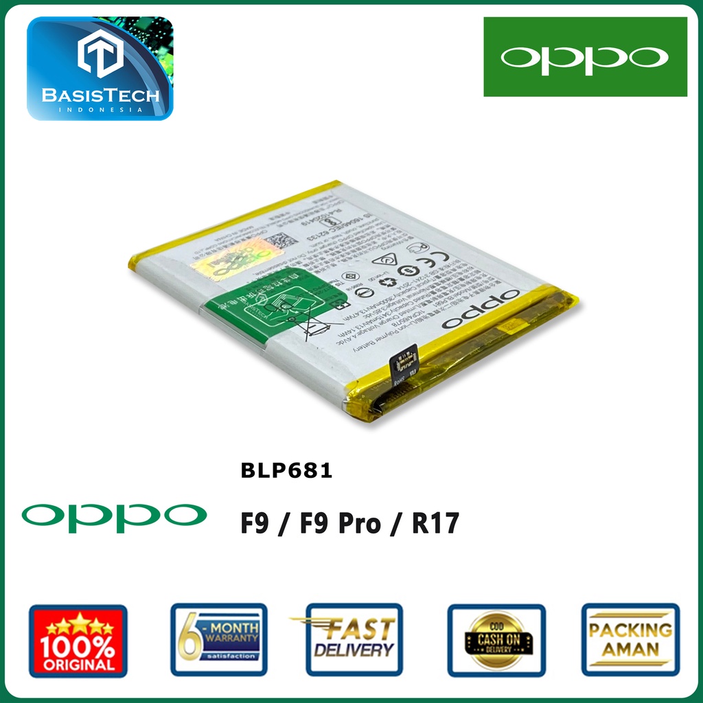 BATERAI OPPO F9 - F9 PRO R17 BLP681 - ORI