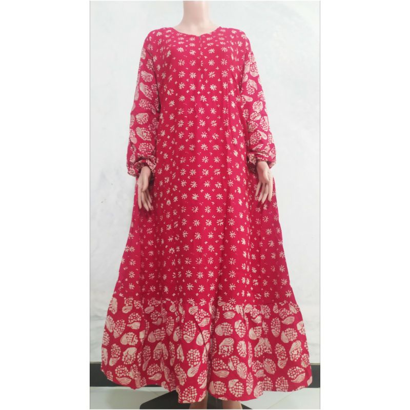 DASTER BATIK JUMBO LENGAN PANJANG DASTER BUSUI FRIENDLY DASTER BATIK PEKALONGAN PREMIUM DASTER BATIK