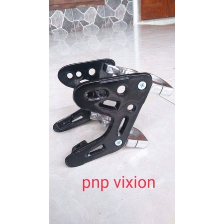 braket bracket dudukan lampu model b pro b-pro hitam PNP shok Vixion