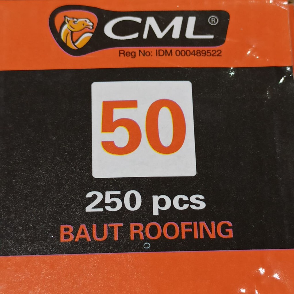 Baut Roofing 12 x 50 / Mata Baut Ruping Baja Ringan