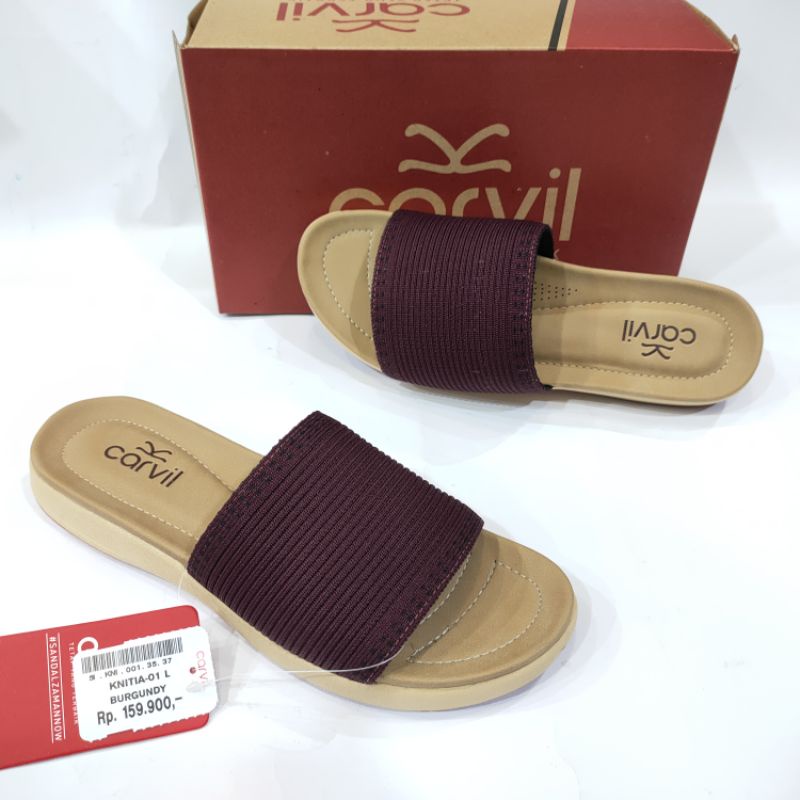 Sandal Wanita MERK CARVIL Type Knitia-01 L Size 36 S/d 40