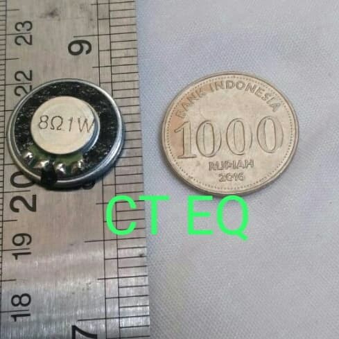 Speaker 8 ohm 1 Watt diameter 20 mm tebal 4 mm Speaker mini Tipis