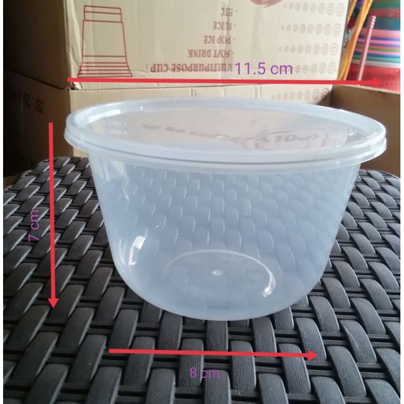 Thinwall / mangkok bulat 500ml