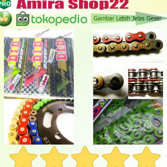 i25c4 rantai DID O-RING 520 120L R25 MT25 CBR 250 RR 520VF ORIGINAL OR