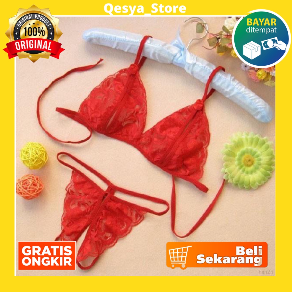 bra set bh lingeri sexy seksi pakaian dalam wanita ungu