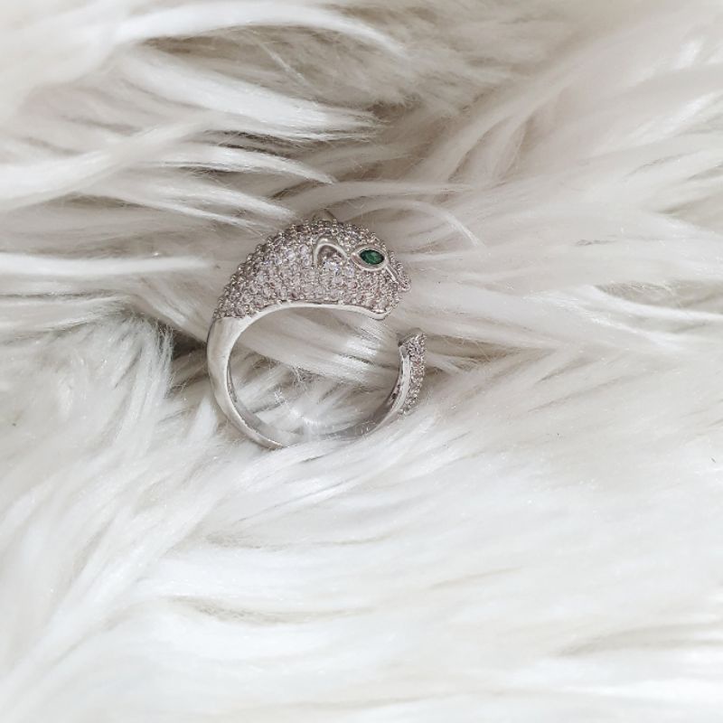 Cincin Premium Lapis emas ring zircon anti karat anti alergi 853 size 6 7 8