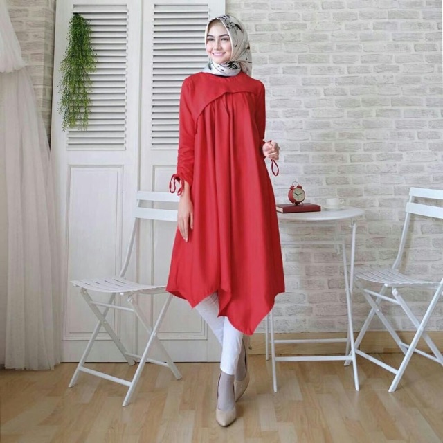 FC- ELISYA TUNIK / BLOUSE WANITA MUSLIMAH TERBARU