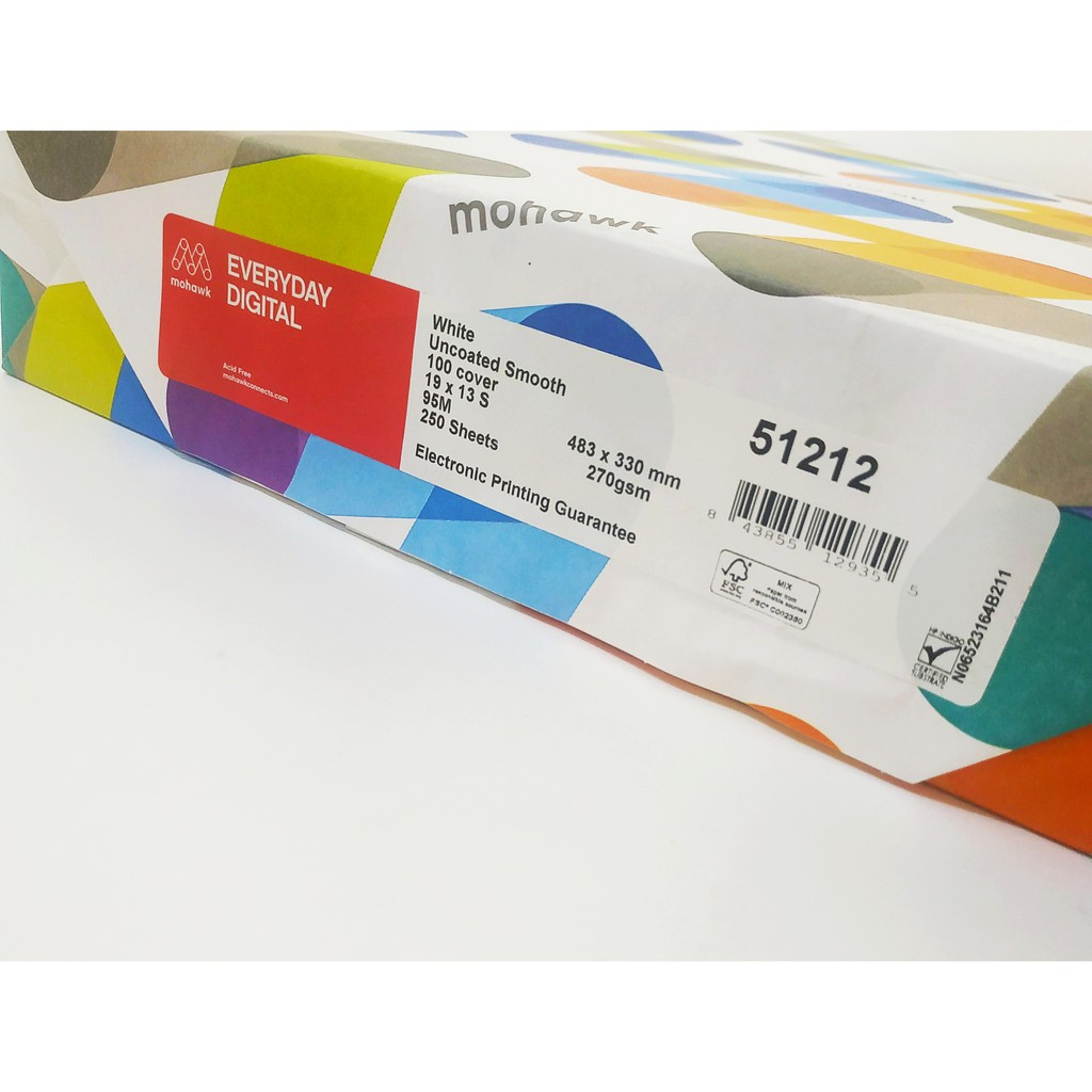 

EVERYDAY DIGITAL UNCOATED SMOOTH WHITE 270 gsm