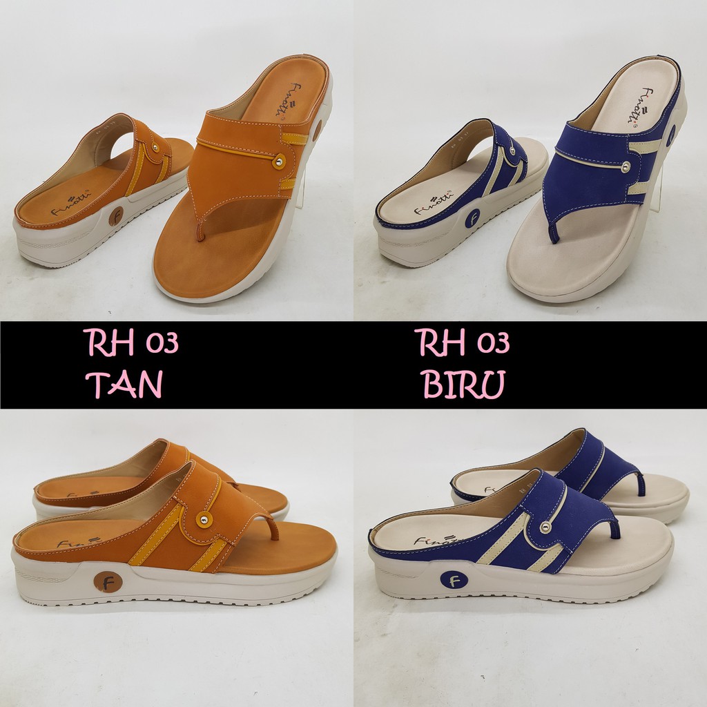 Stylish wedges sandal wanita Finotti RH