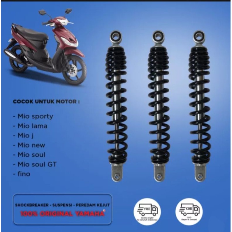 shock belakang Mio sporty murah ori Mio sporty , M3 , soul , semile , GT , 125 original