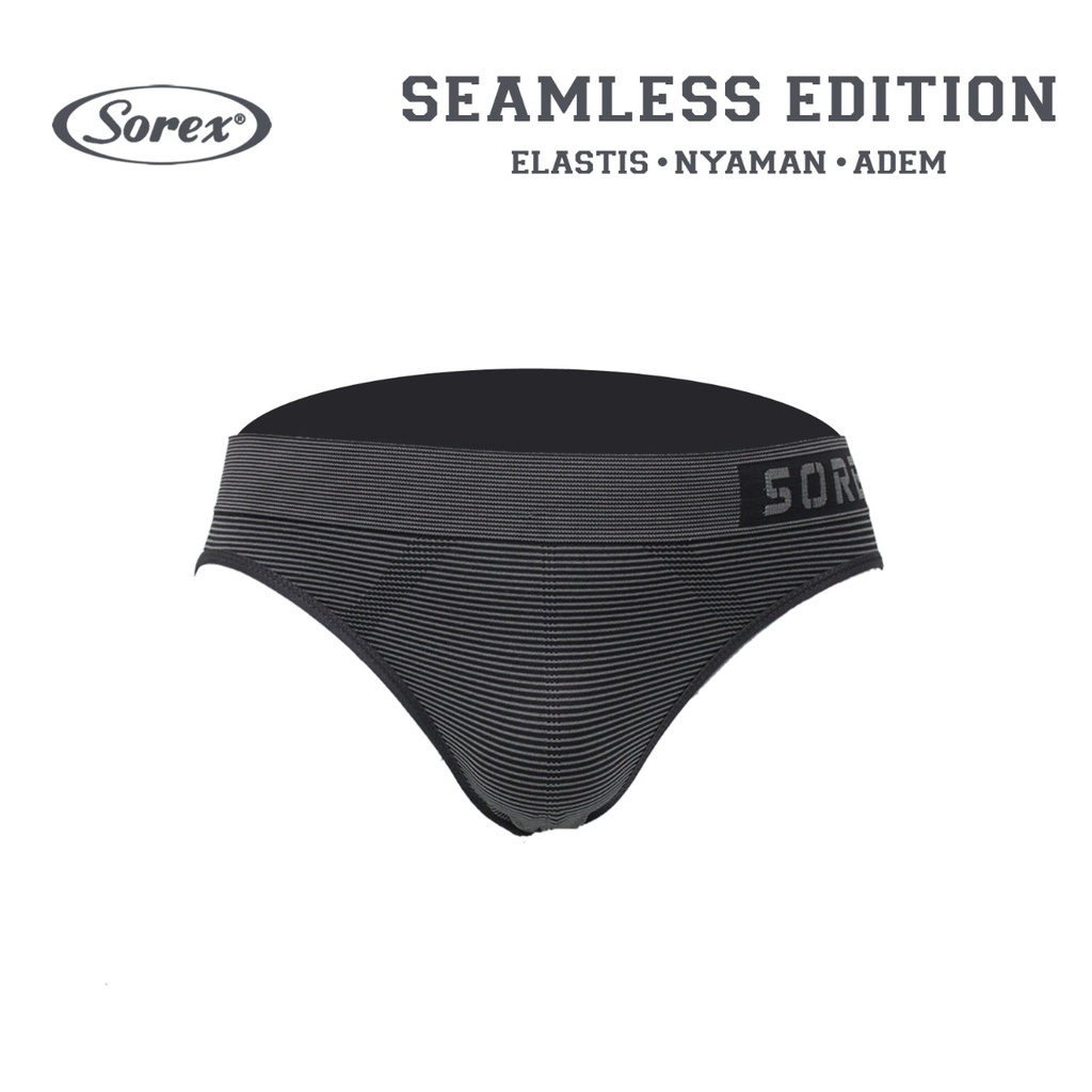 [COD] Ready  ( 1 Kotak isi 2 Pcs ) Sorex Sport Cd Seamless Edition Men Anti Nyeplak CD Lk M 3805 Ori