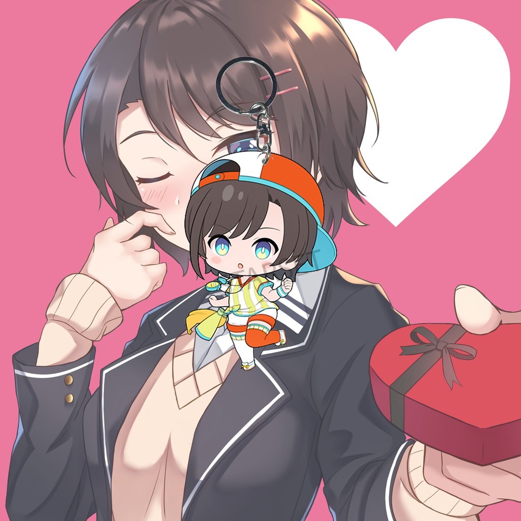 Gantungan Kunci Oozora Subaru Hololive Vtuber Ganci