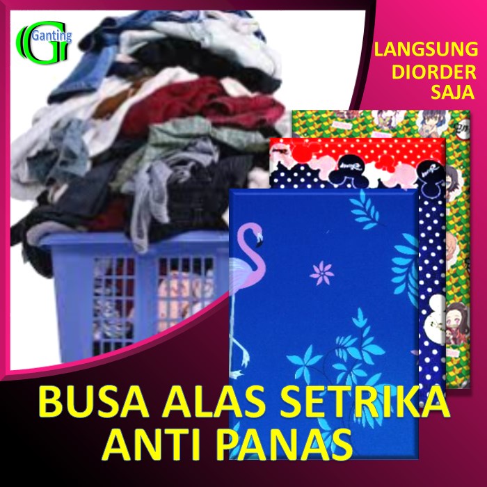 Busa Alas Setrika Seterika Ukuran 100x50x3cm Busa Hitam Anti Bakar Murah Harga Langsung Dari Pabrik