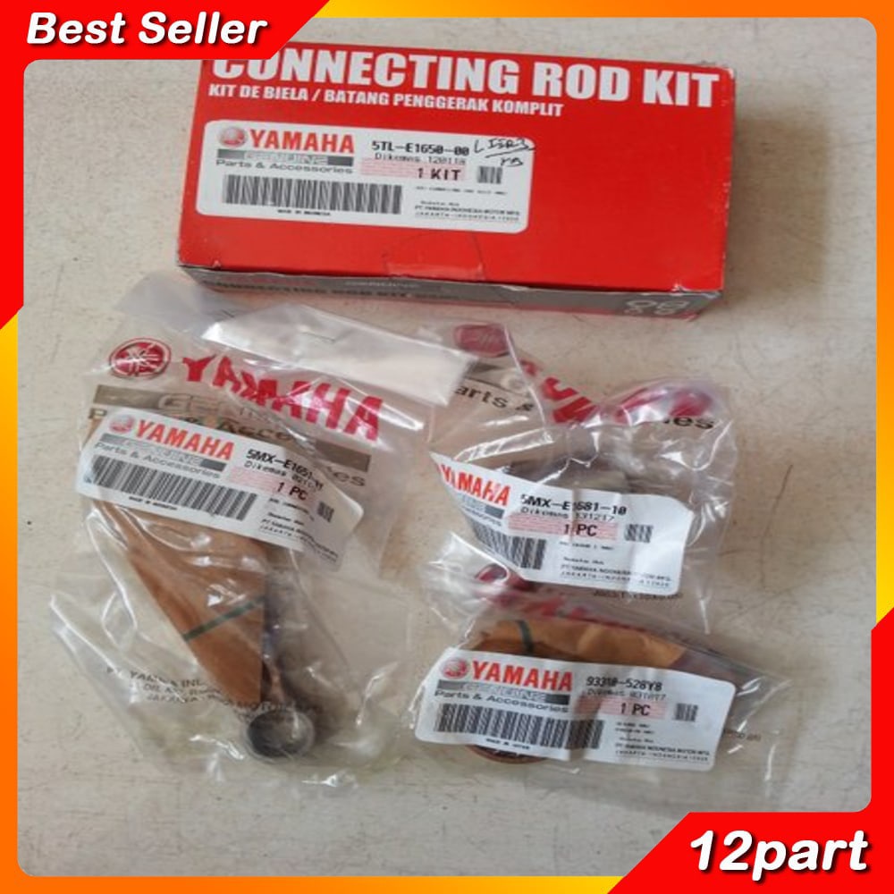 STANG SEHER CONNECTING ROD MIO FINO SOUL SPORTY SMILE NEW KARBU PLUS LAHER KRUK AS ORIGINAL ASLI