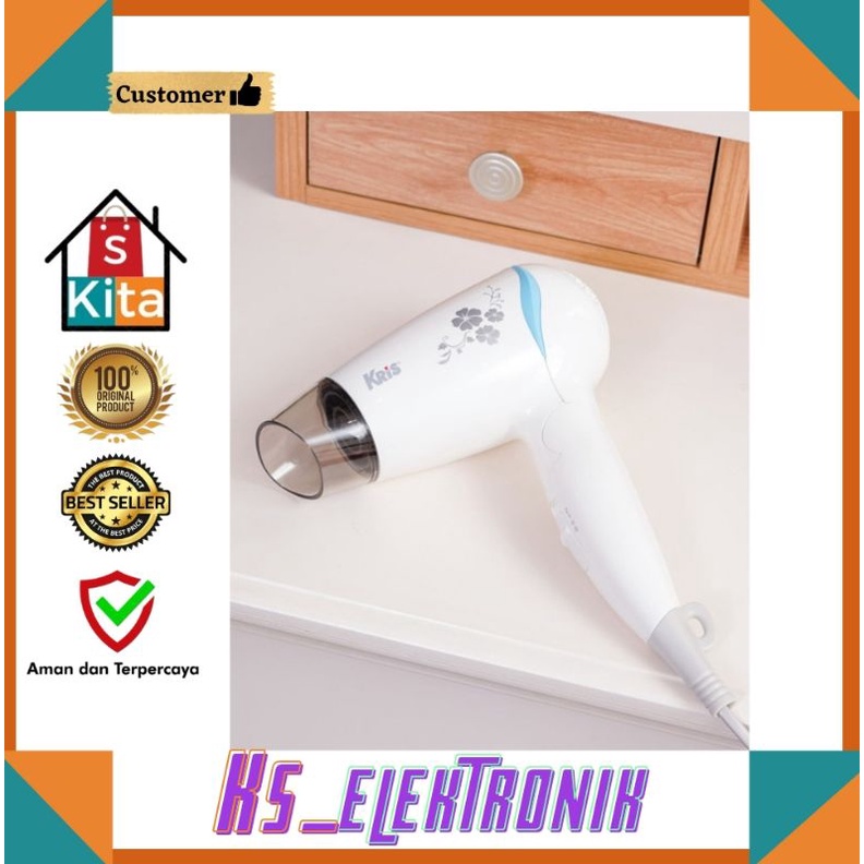 Kris Hair Dryer Alat Pengering Rambut Hair Dryer Travel Hair Dryer Kris Hair dryer Lipat