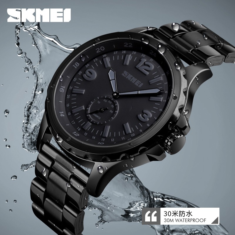 SKMEI 1513 Jam Tangan Pria Analog Tali Stainless WATCHKITE WKOS