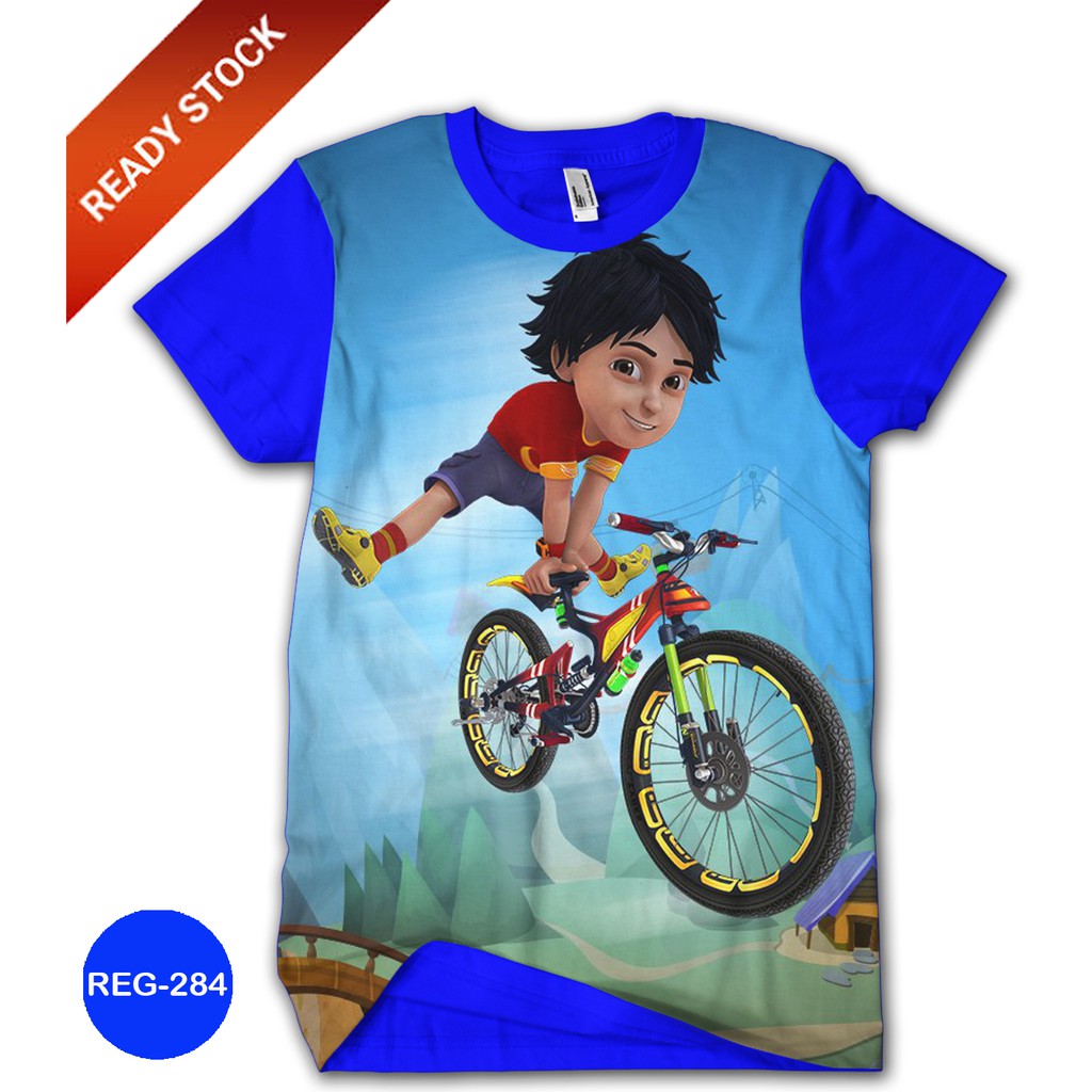 Baju Shiva Winter Biking 3D Kaos Shiva Kartun TV Animasi Anak #REG-284
