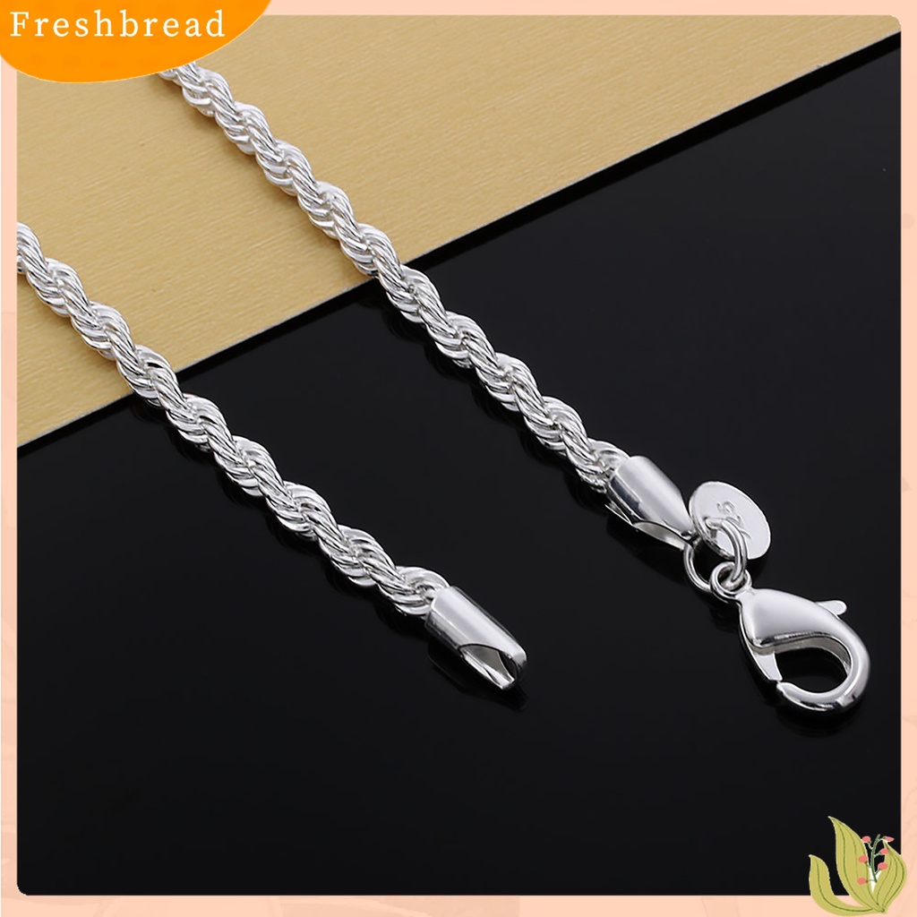 [TERLARIS]Women's 925 Sterling Silver Twist Bangle Cuff Charm Bracelet Clasp Party Jewelry