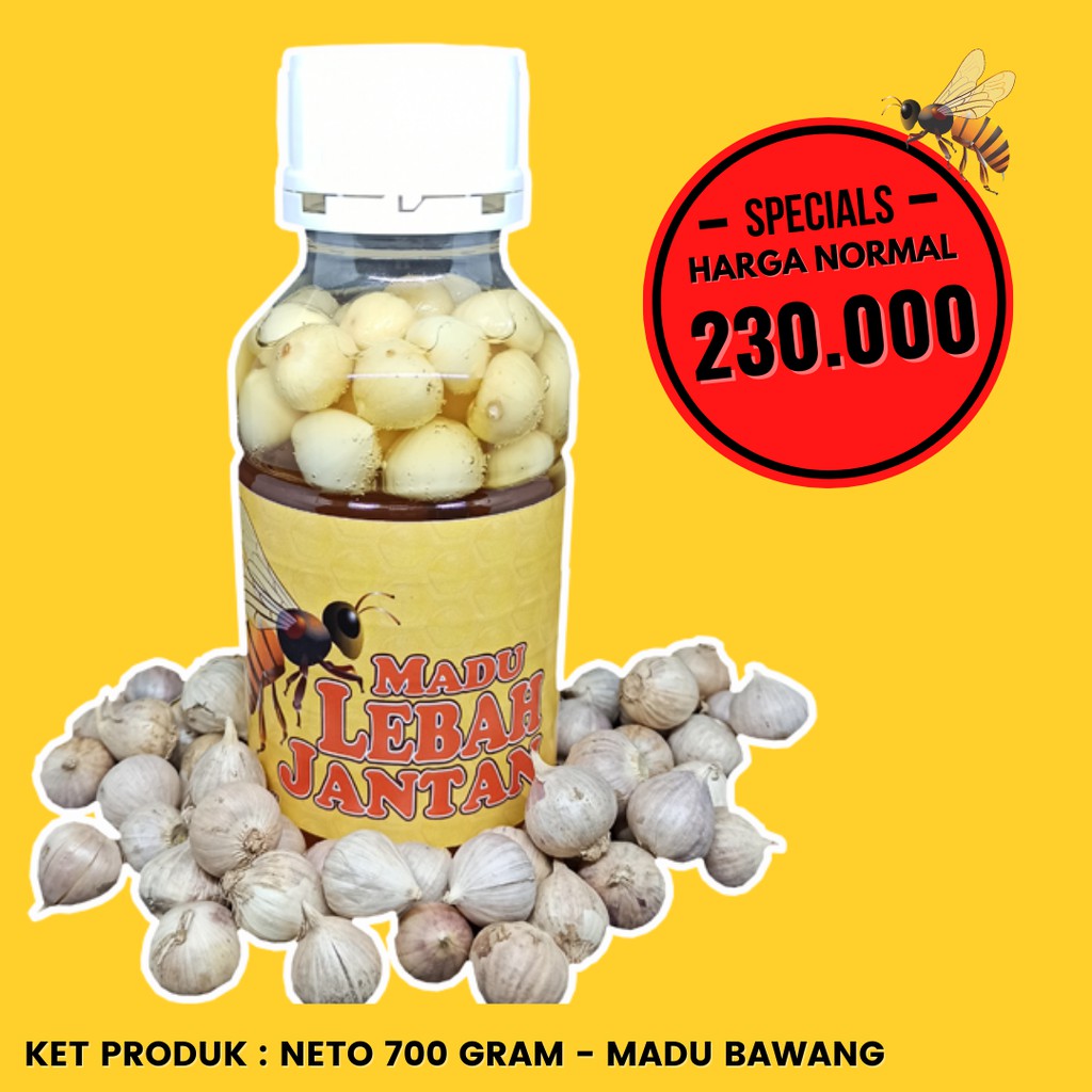 

Madu Bawang Premium Bruto 700gram