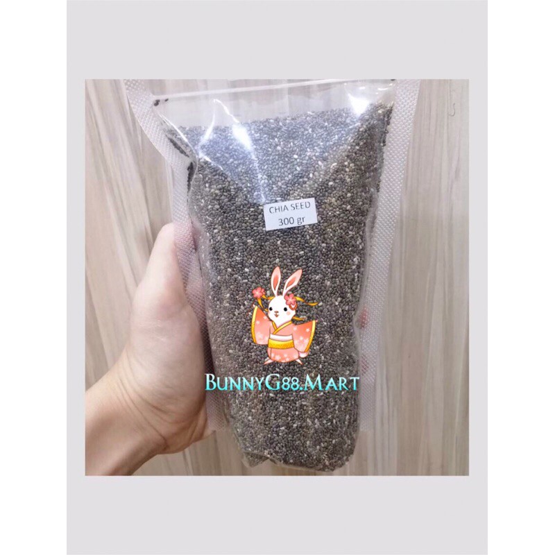 

BLACK CHIA SEED300gr/CHIA SEEDS/CHIASEED/CHIASEEDS/BIJI CHIA MPASI