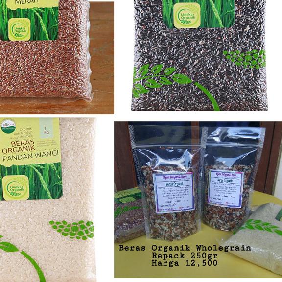 

➣ Repack 250gr Beras Organik Wholegrain/Putih/Merah/Hitam MPaSi bayi - Beras Putih ●