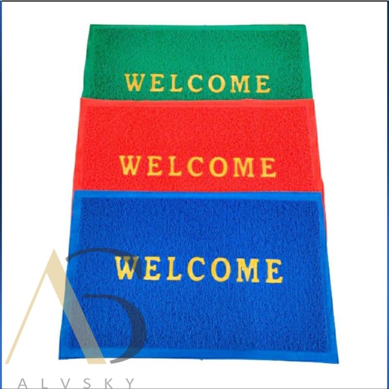 KESET WELCOME TEBAL PREMIUM UKURAN 40 X 60 CM / KESET BIHUN ANTISLIP