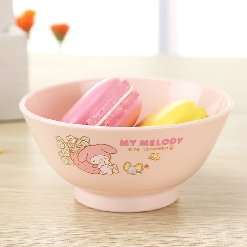 Hello kitty my melody plastic bowl mangkuk children gelas plastik anak