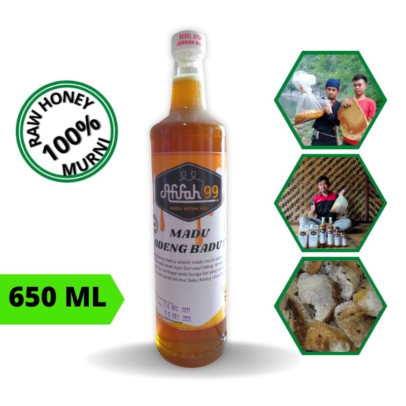 

Madu Asli Murni Original - Madu Odeng Asli 910gr {650ML} Madu Hutan Baduy - Madu Afifah 99