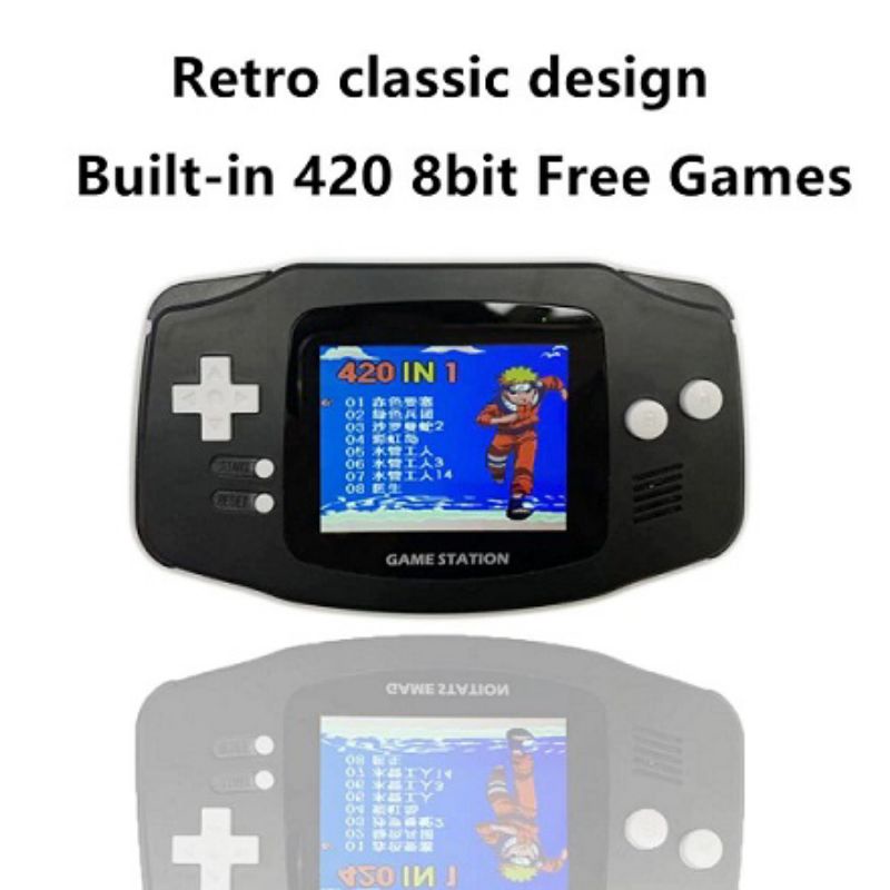 PVP Gameboy Retro Pocket  420 in 1 GB-60 / Game Portable Mainan Anak Dengan 420 Jenis Game Berbeda Bisa Main di TV