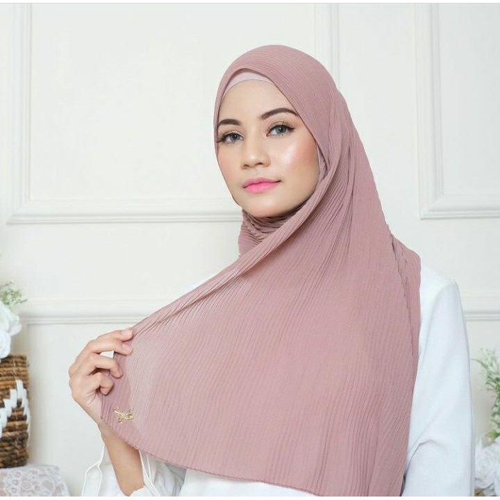 PASHMINA PLISKET / PASHMINA FULL PLISKET CERUTY PLEATS