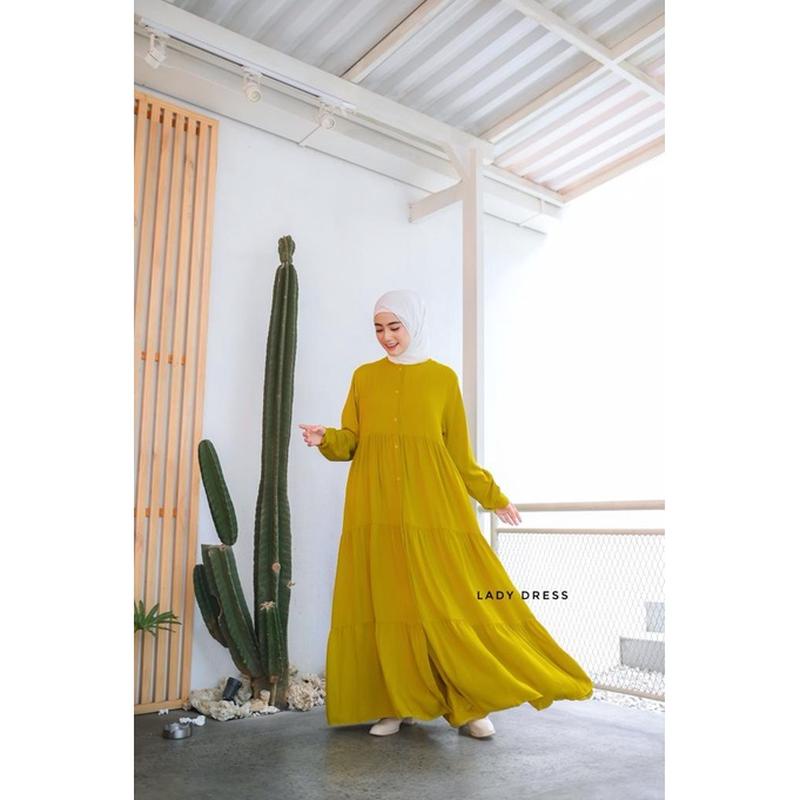 Baju Gamis Cantik One Set Wanita Dewasa Remaja Busui Bumil Terbaru Murah Promo Diskon Fairy Lady Dre