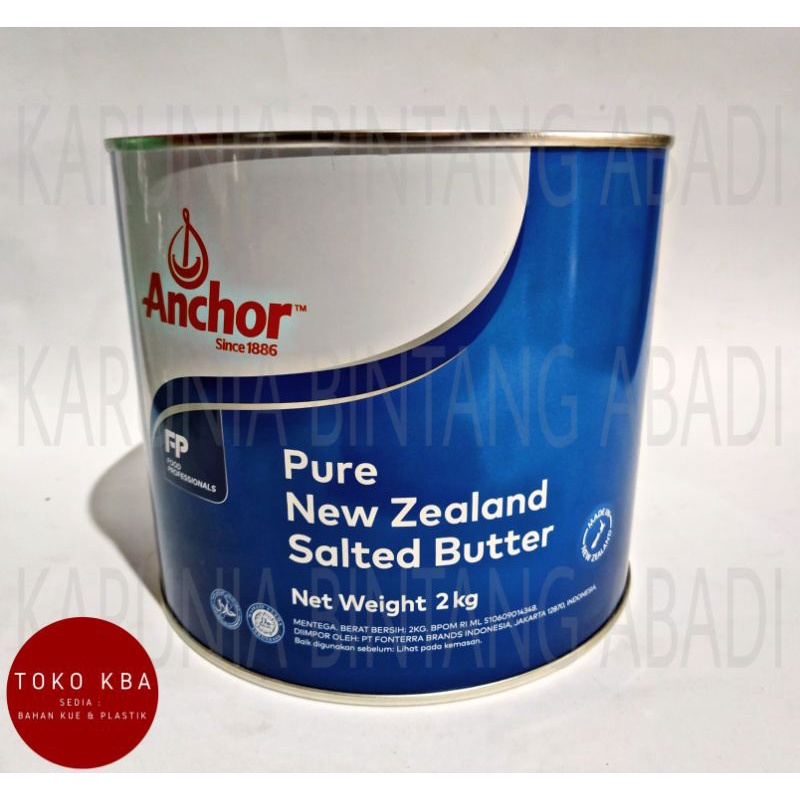 

Anchor since 1886 Pure New Zealand Salted Butter 2 kg
